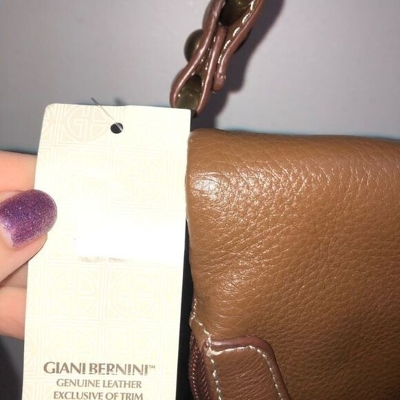 Gianni Bernini pebble NWT shoulder purse/tote - Picture 4 of 8